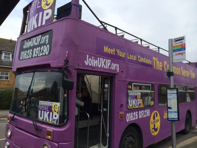 The UKIP open-top bus - 11 April 2015