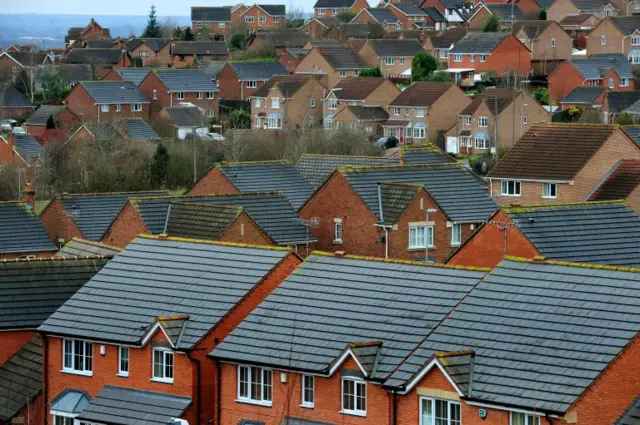 Rows of housing