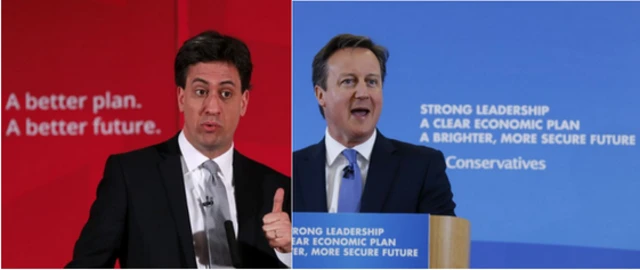 Ed Miliband and David Cameron