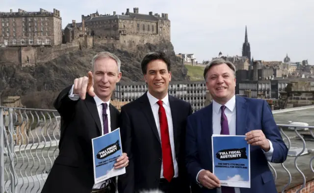 Jim Murphy, Ed Miliband and Ed Balls