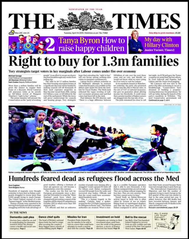 Times front page