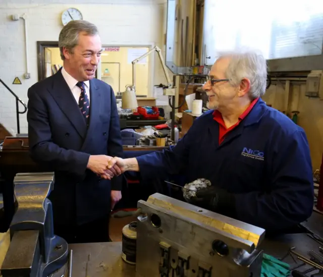 Nigel Farage meets Ivan Concsarevity