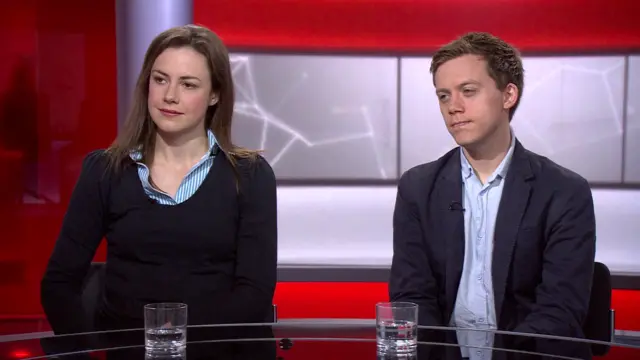 Isabel Hardman and Owen Jones