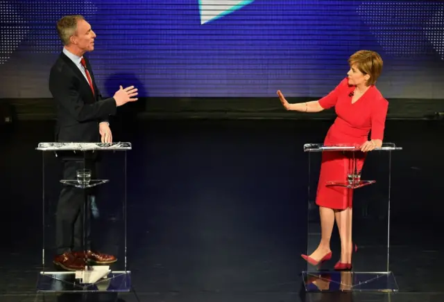 Jim Murphy and Nicola Sturgeon