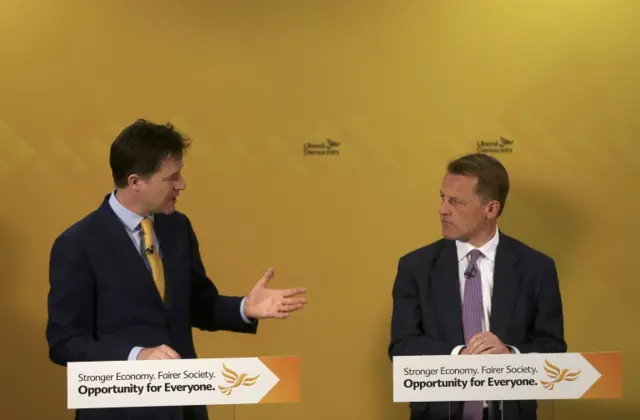 Nick Clegg and David Laws