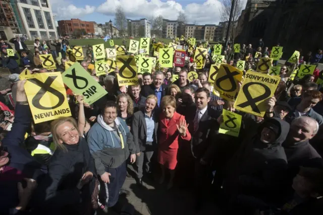 SNP campaigners