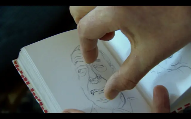 Sketch of Nigel Farage