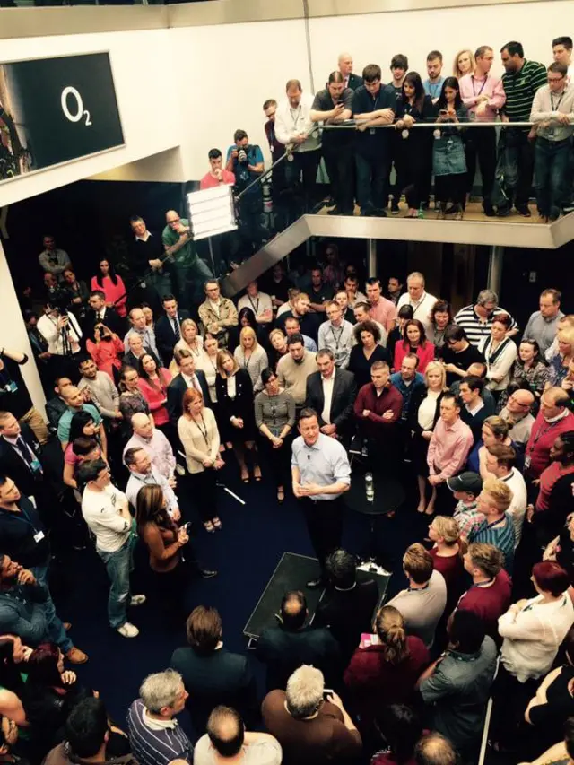 David Cameron speaks at a campaign event in Leeds - 16 April 2015