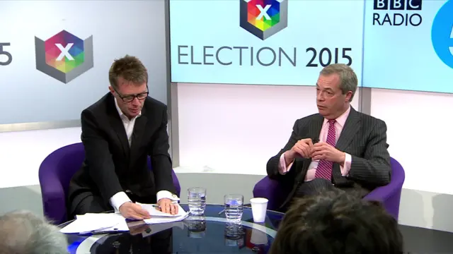 Nick Campbell and Nigel Farage