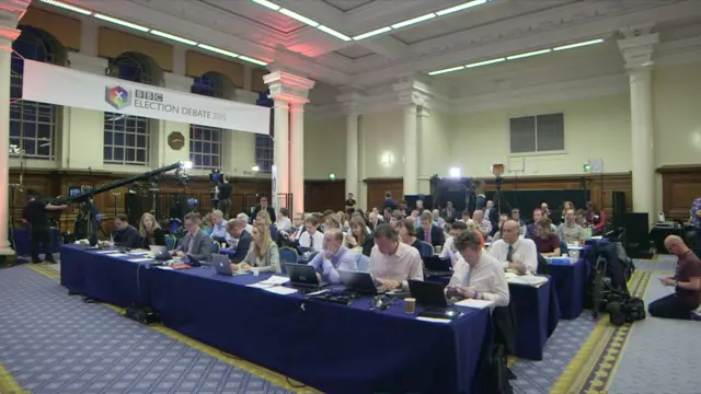 Inside the election debate spin room