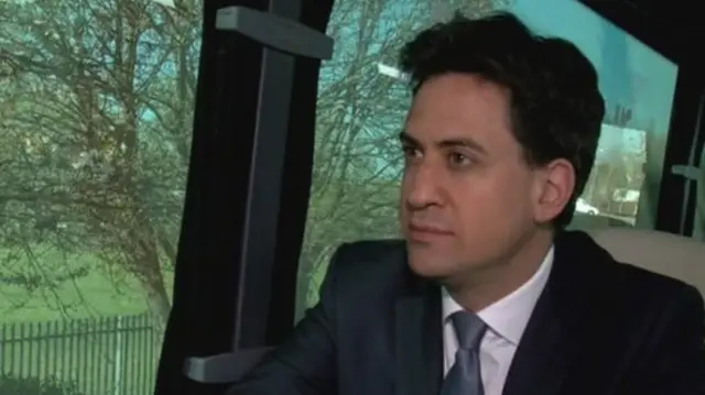 Labour leader Ed Miliband