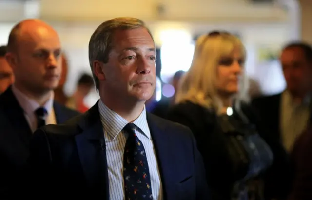 UKIP leader Nigel Farage