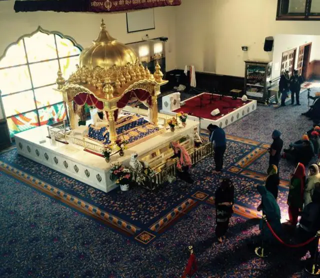 The Gurdwara temple in Gravesend - 18 April 2015