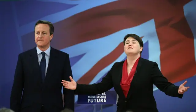 David Cameron and Ruth Davidson