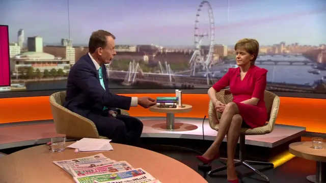 Andrew Marr and Nicola Sturgeon