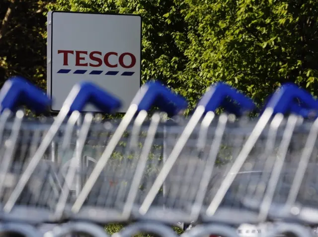 Tesco trolleys