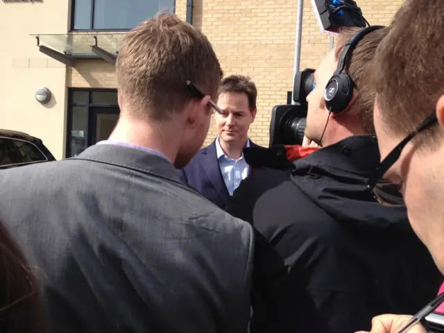 Nick Clegg in Cheadle Hulme