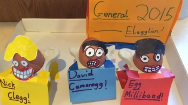 General Election eggs