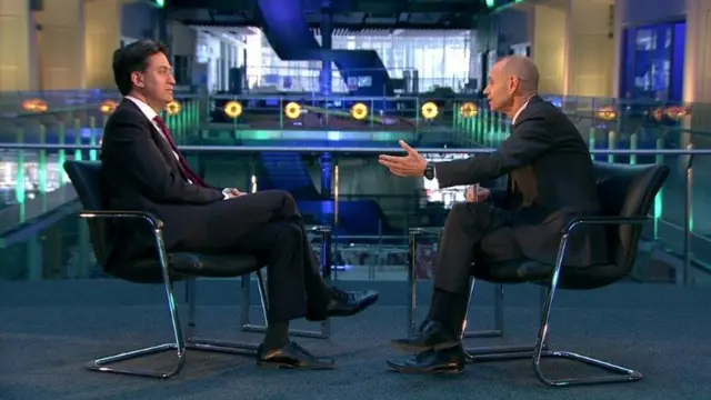 Evan Davis interviews Ed Miliband