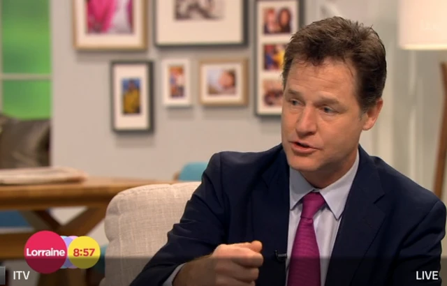 Nick Clegg on Lorraine