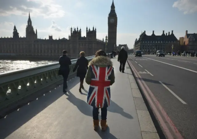 Parliament and union jack