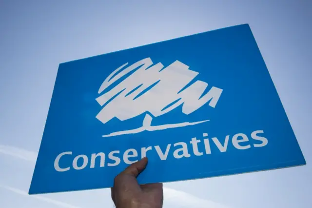 Tory placard