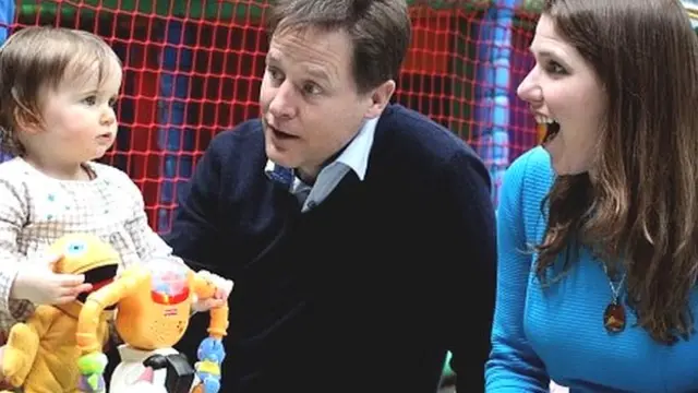 Jo Swinson with Nick Clegg