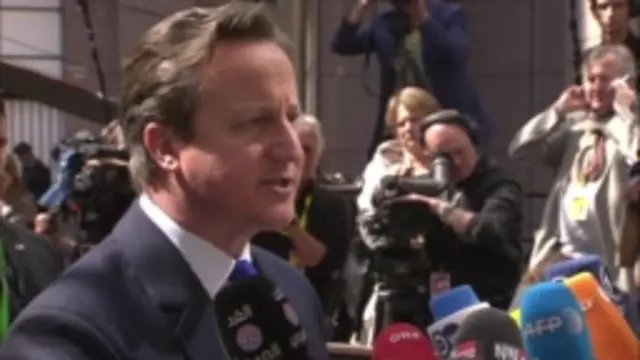 Cameron in Brussels