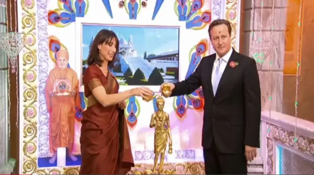 Samantha and David Cameron