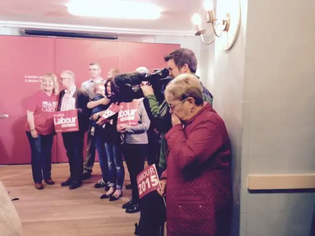 Supporters at Ed Miliband event