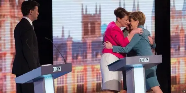 Leanne Wood, Natalie Bennett, Nicola Sturgeon