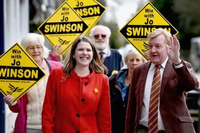 Jo Swinson and Charles Kennedy