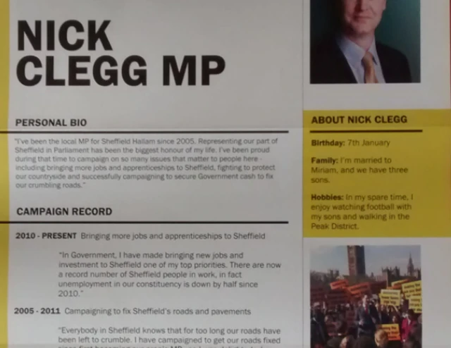 Nick Clegg CV