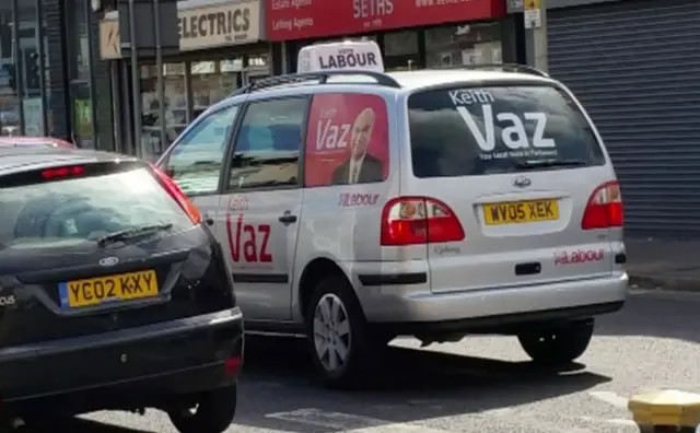 Keith Vaz campaign van