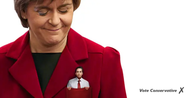 Nicola Sturgeon with Ed Miliband in her pocket