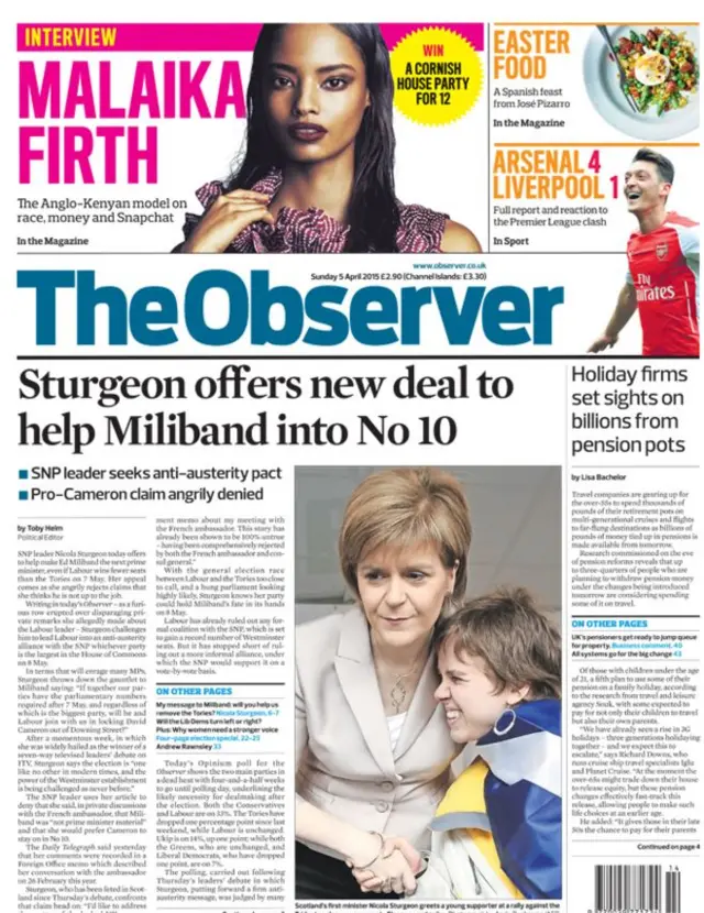 Observer front