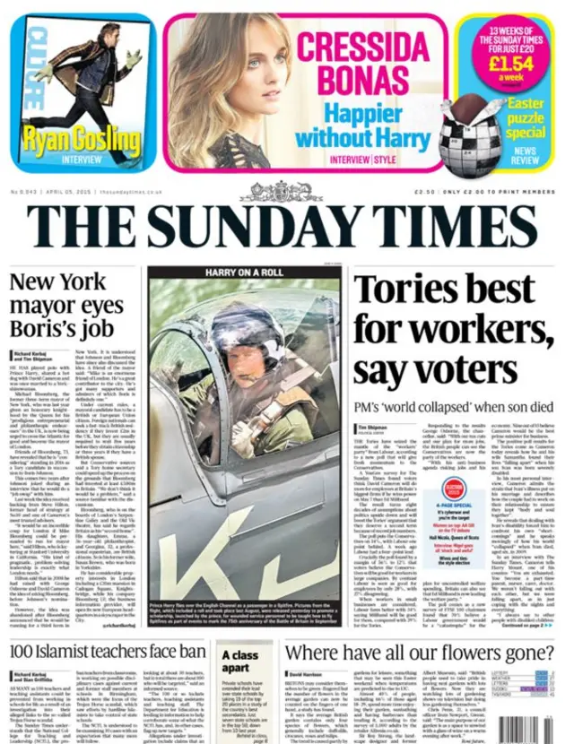 Sunday Times front