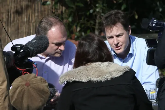 Ed Davey and Nick Clegg