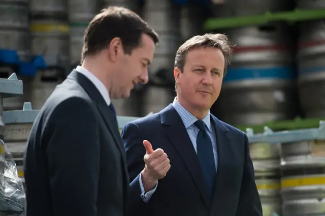 George Osborne and David Cameron