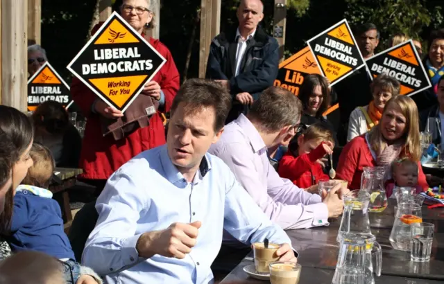 Nick Clegg in Surbiton