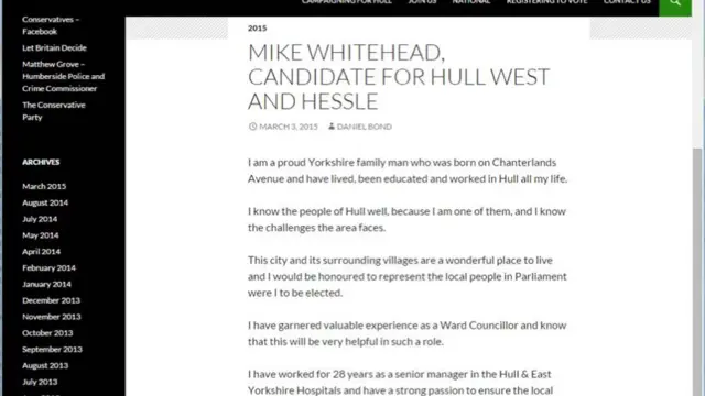 Mike Whitehead candidate profile