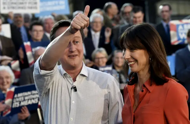 David and Samantha Cameron