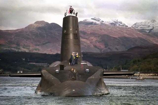 Trident submarine