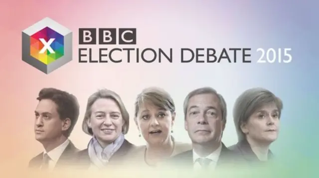 Leaders' debate poster