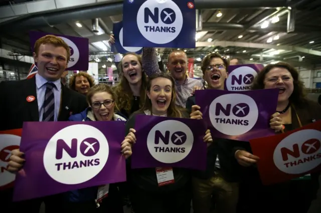 No voters after the independence referendum