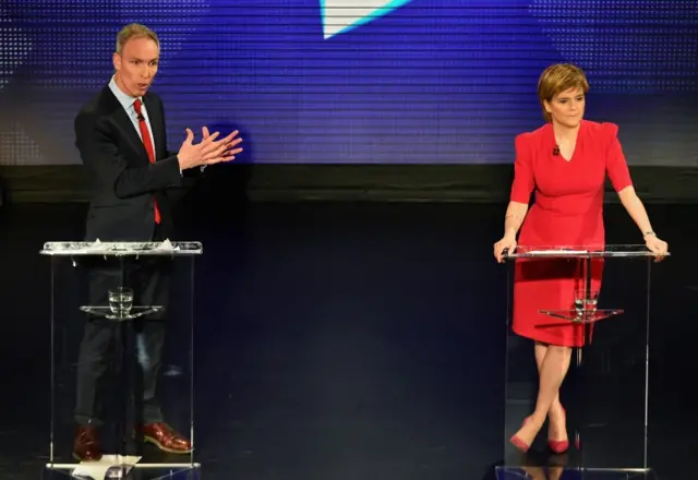 Jim Murphy and Nicola Sturgeon