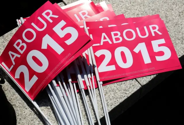 Labour 2015 flags