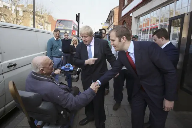 Boris Johnson and James Berry