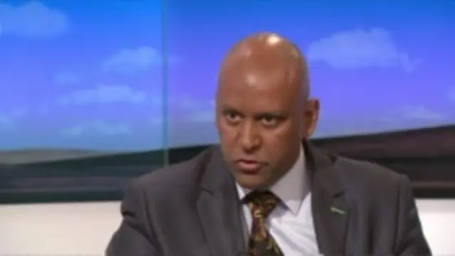 Shahrar Ali, deputy leader of the Green Party