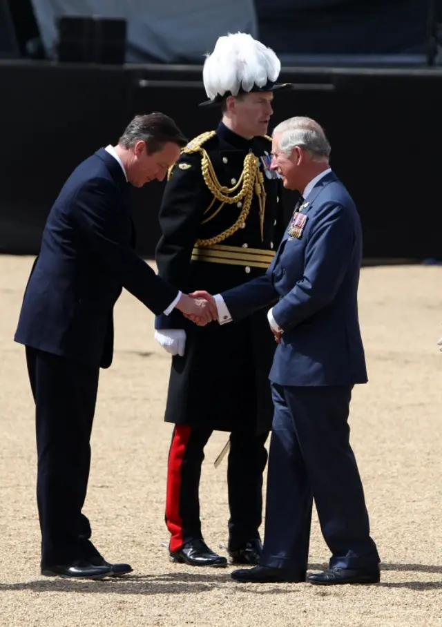 David Cameron and Prince of Wales